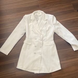 White Blazer Dress new with tags